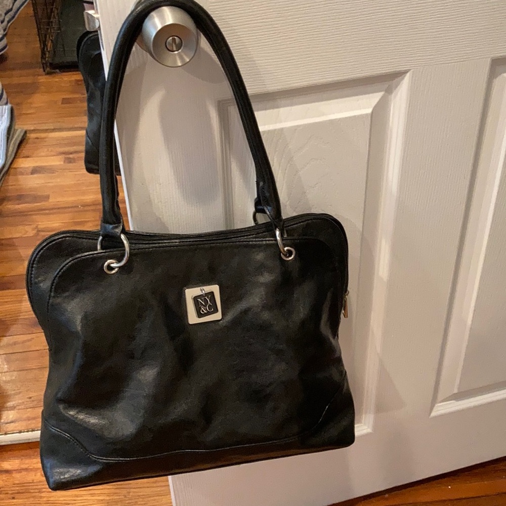 NY&C large faux leather purse